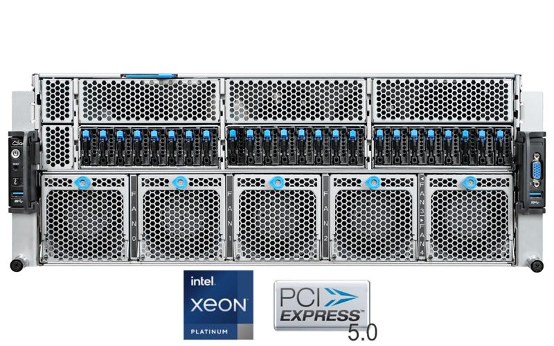 Multi-node hyper-converged server